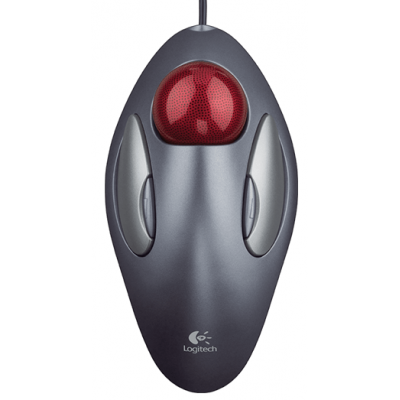 Logitech Trackball Marble USB Wired Mouse 
