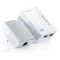 Tp-Link TL-WPA4220KIT 300Mbps AV500 Wi-Fi Powerline Extender Starter Kit 