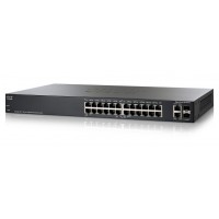 Cisco SF200E-24P 10/100 Smart Switch + 2 Combo GB SFP Ports & POE
