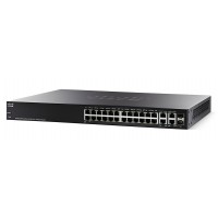 Cisco SF300-24PP 24-port 10/100 PoE+ Managed Switch with Gig Uplinks