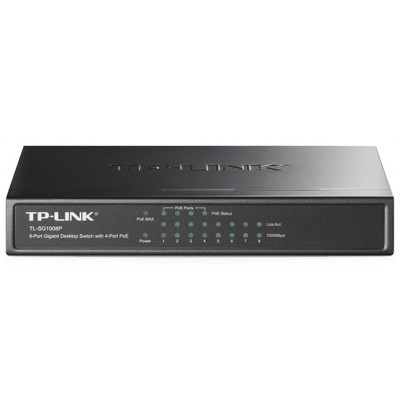 Tp-Link TL-SG1008P 8-Port Gigabit Switch with 4-Port PoE 
